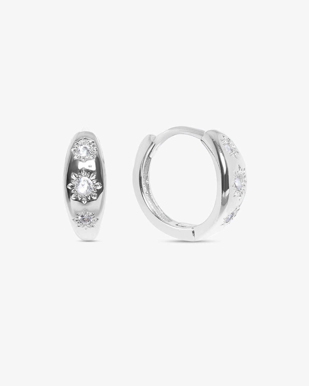 Agnes Earrings - Silver Plated